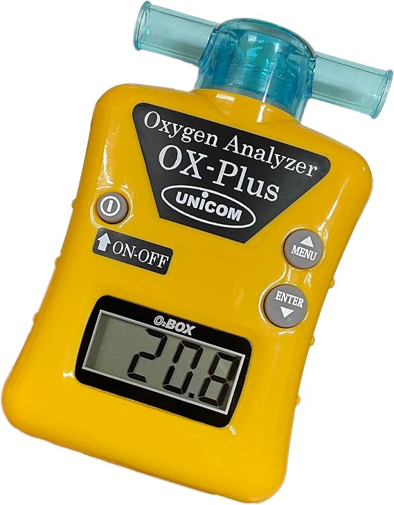 UNICOM Oxygen Concentration Meter, Oxygen Concentration Measurement Instrument, Pet Oxygen Chamber/Pet Oxygen Concentration Measurement Oximeter for Pets, Oxygen Rooms, Oxygen Houses, Oxygen Cages, Compact OX-PLUS