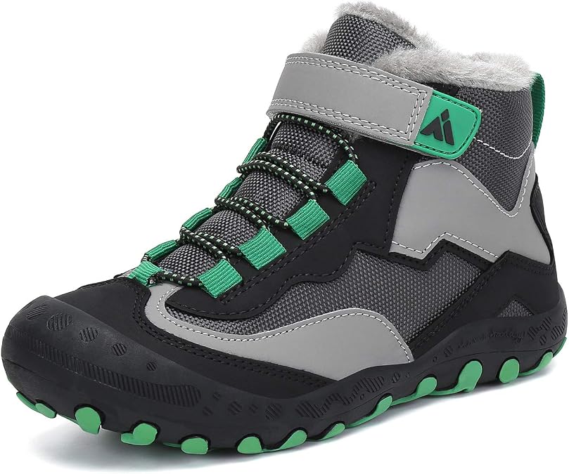 Mishansha Kids Hiking Boots Toddler Boys Girls Hiking Shoes Outdoor Trail