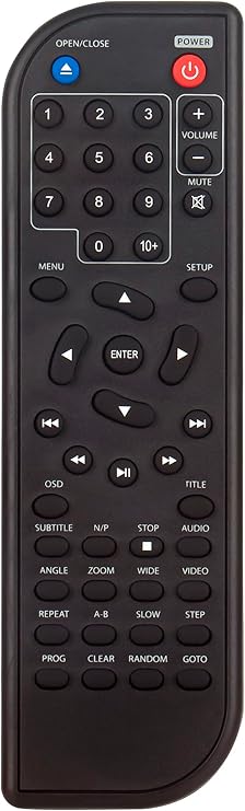 Replace Remote Controller Compatible with Craig Portable CD DVD Video