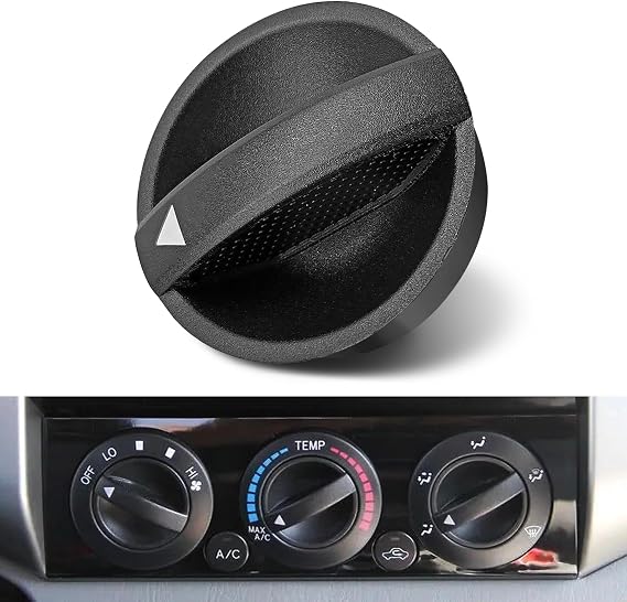 AC Climate Control Knobs, AC Knobs, A/C Air Conditioner Heater Blower Fan Control Knob Replacement 55905-0C010, 559050C010, Air Conditioner Heater Control Switch Knob for Toyota Tacoma