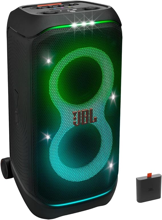 JBL PartyBox Stage 320 Bluetooth Speaker with Battery 400 Bundle - Black
