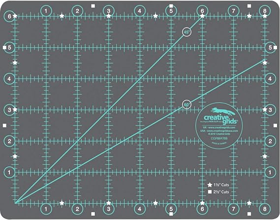 Creative Grids セルフヒーリングカッティングマット 6インチ x 8インチ CGRMAT68