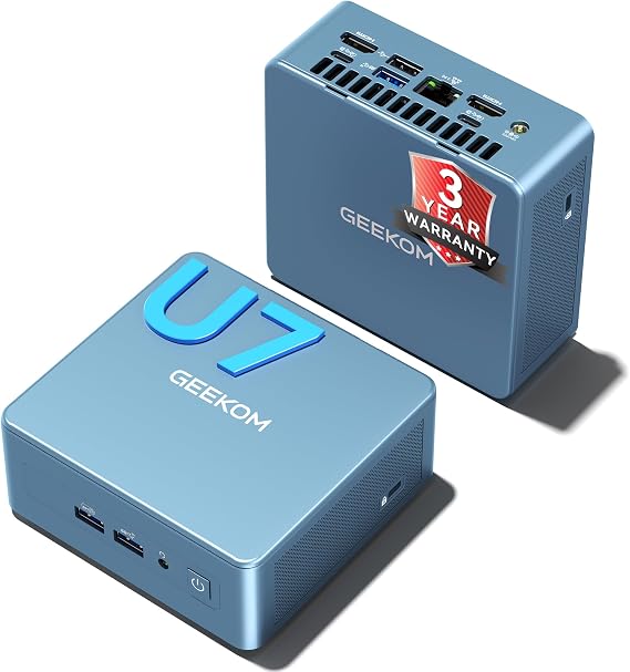 GEEKOM IT13 2026 Mini PC, Intel Core Ultra 7 356H, DDR5 32GB RAM & 1TB SSD
