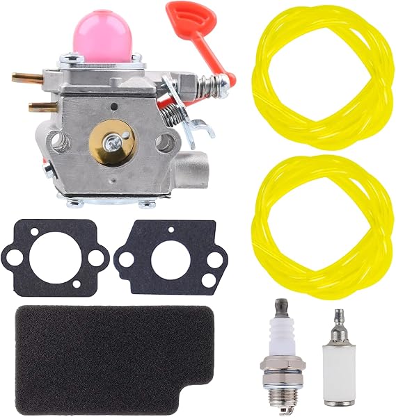 545081855 Carburetor for Poulan Pro BVM200C P200C Husqvarna GBV325 P325 Craftsman 25Cc Blower Walbro WT-875 WT-875-1 WT-875-A WT-875A Carb with 545116801 Air Filter
