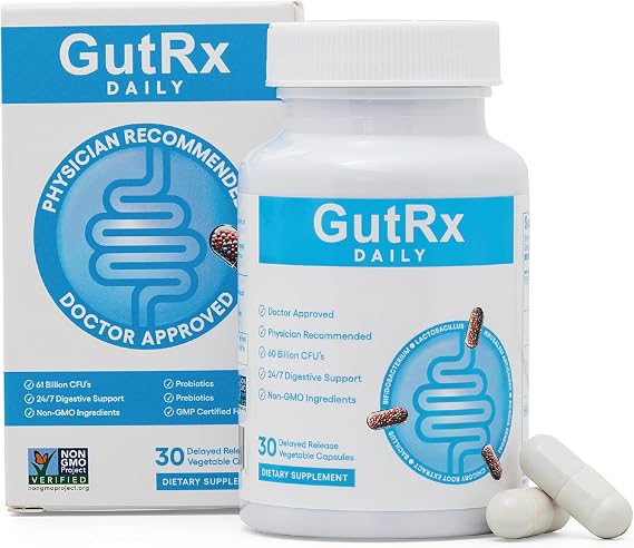 Daily Probiotics for Women & Men with Bifidobacterium Longum & Prebiotics