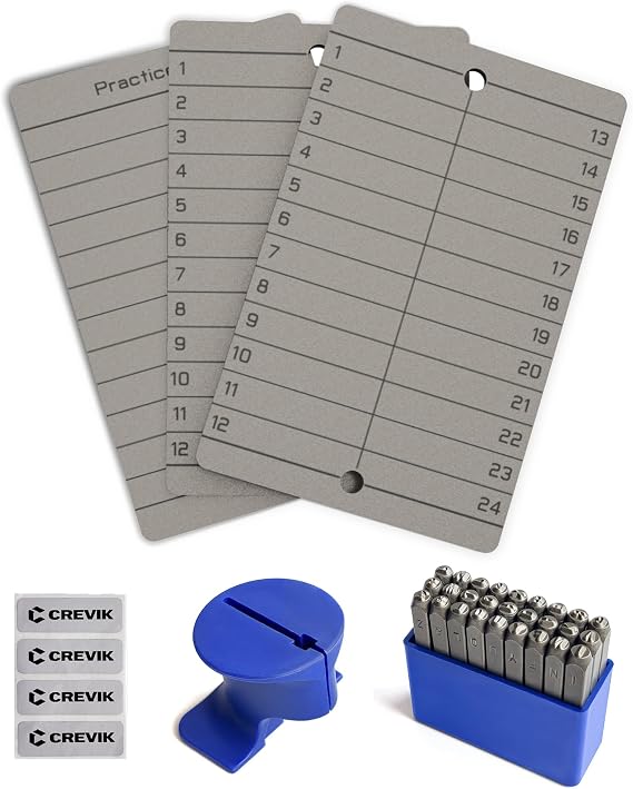 Titanium Crypto Seed Phrase Cold Storage Plate & Stamp Kit