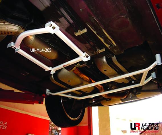 ULTRA RACING 4-Point Middle Lower Brace Bar for M. RX-8 RX8 SE3P (UR-ML4-265)