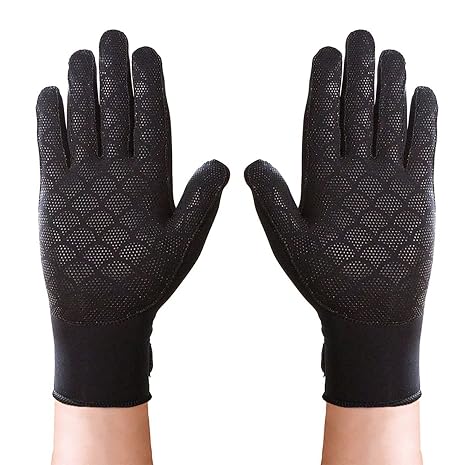 Thermoskin Arthritis Gloves, Full Finger, Black, Small