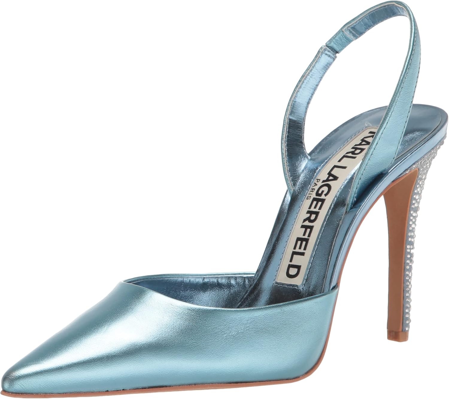 Karl Lagerfeld Paris Womens Caslynn Slingback Pump