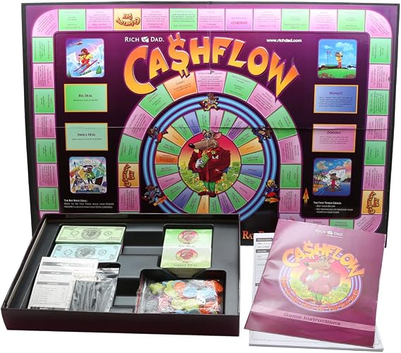 Rich Dad Board Game Cashflow 101 Education Toys Robert Kiyosaki, Purple