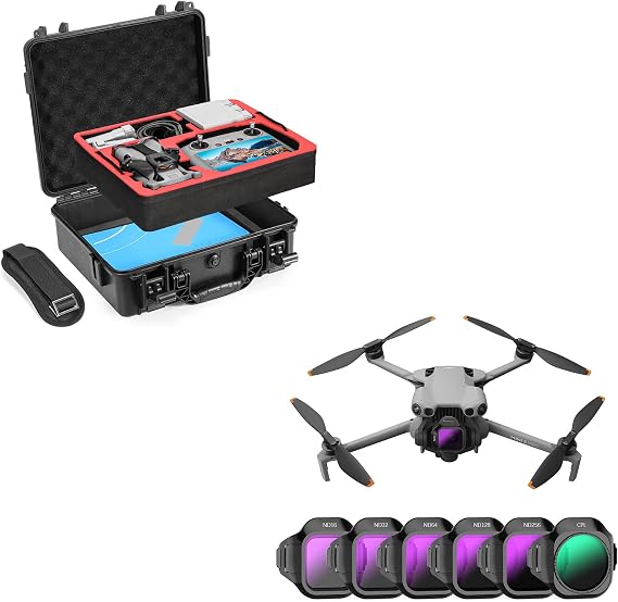 FPVtosky Hard Case for DJI Mini 5 Pro+ Mini 5 Pro ND Filter Set