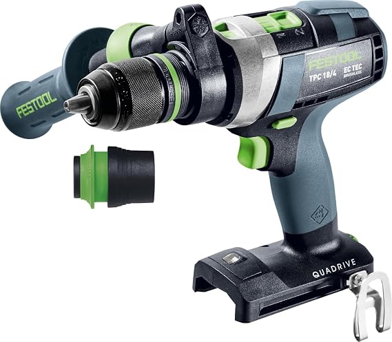 FESTOOL - Cordless Percussion Drill TPC 18/4 I-Basic QUADRIVE Without Battery and Charger