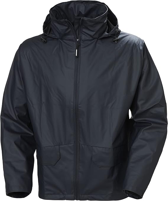 Helly Hansen Men's Voss Waterproof Rain Jacket, 590 Navy - XS
