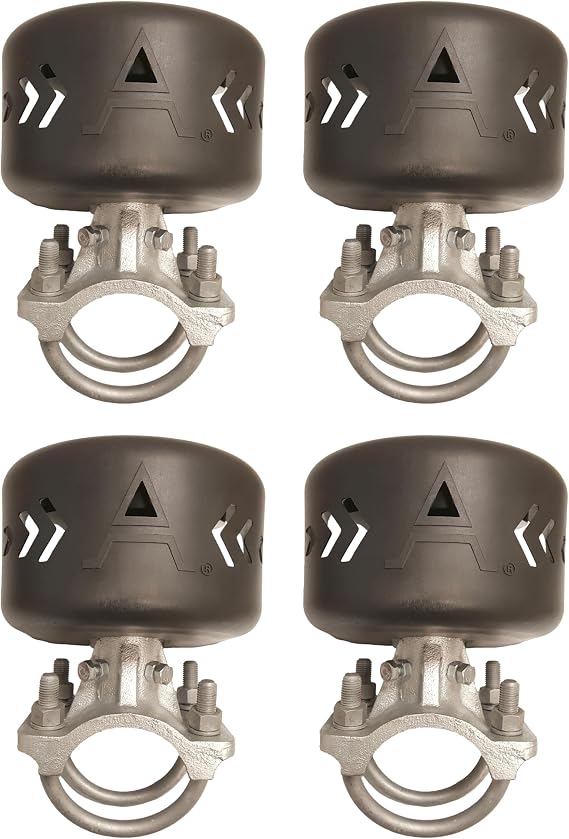 Advantage Industries 4" x 6 5/8" Cantilever Gate Roller (Set of 2) | Chain Link Gate Roller with Cover | Heavy Duty for Sliding Gates | Extreme Weather Resistant (AD5003-2)