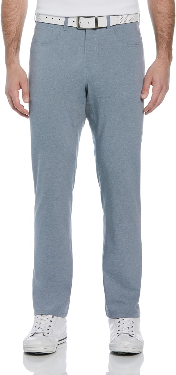 PGA Tour Men's 5 Pocket Heather Golf Pant