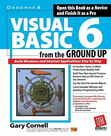 Visual Basic 6 from the Ground Up