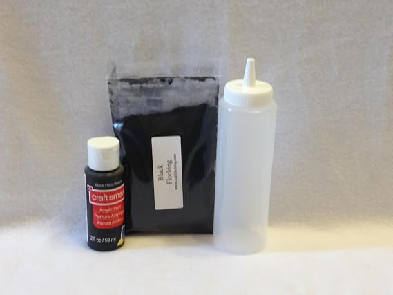 Flocking Kit 4oz Flock (Black)