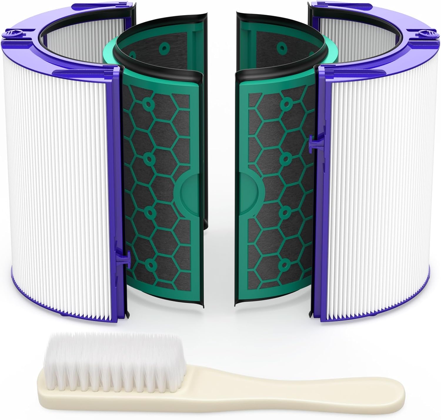 Replacement Filter Compatible with Dyson Air Purifier TP04 DP04 HP04 DP05 TP05, High Efficiency H13 Grade True HEPA Filter and Activated Carbon Filter