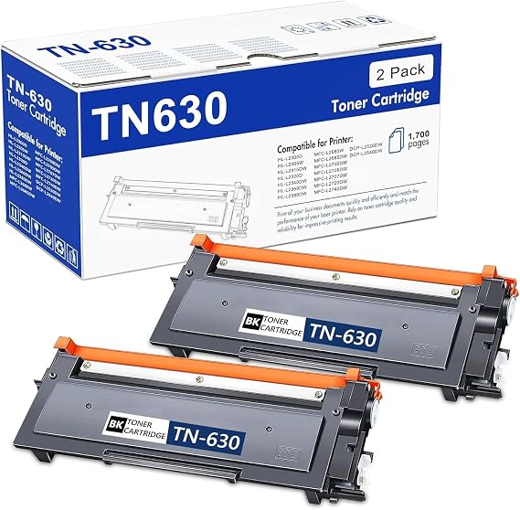 TN630 Toner Cartridge Replacement for Brother TN-630 Toner Cartridge Black