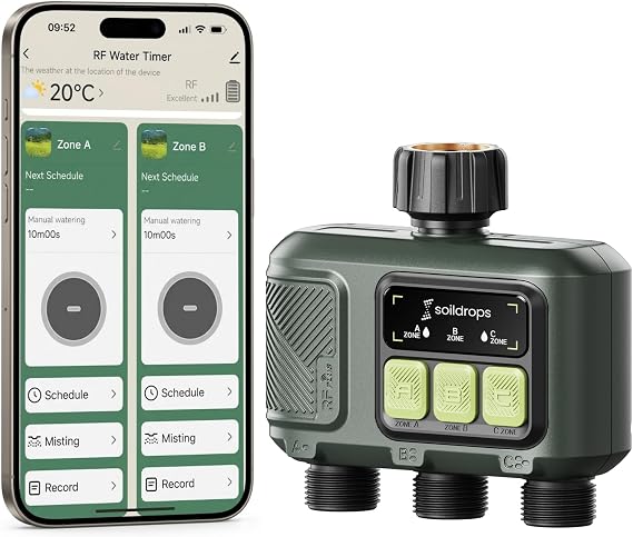 WiFi Water Timer Smart Irrigation Controller with Gateway