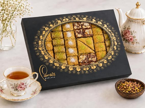 Persis Premium Baklava, 1kg, 42 Pieces, Cashew, Almond, Walnut & Pistachio