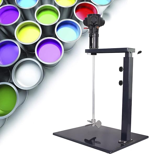 Pneumatic Paint Mixer Machine,Stainless Steel Automatic Paint Stirring Machine,5 Gallon 20L Paint Mixer Air Agitator Paint Mix Tool,for Stirring Paint, Mixing Feed