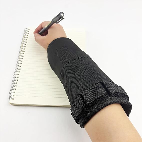 Wrist Weighted Gloves for Tremors - 1pcs Hand Weighted Utensils for Hand Tremors Writing Weights & Hand Strengthening Tools for Parkinsons Essential Tremors Patients (1.1LB)