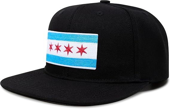 International Tie City Hat for Men and Women, Adjustable Snapback Trucker Baseball Cap with Embroidered Patch