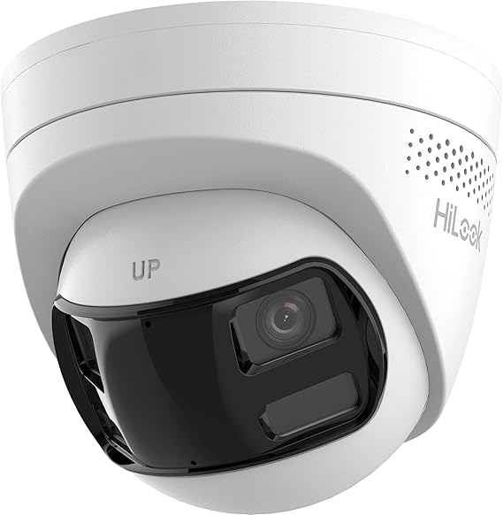 Hikvision Hilook 6MP Indoor Network Camera, Fixed Turret Style, Dual Lens, 180° Wide Angle, Smart Hybrid Light, Two-Way Audio, IP67 Rated, IPC-T260HAD-LUF/SL (RB) compatible