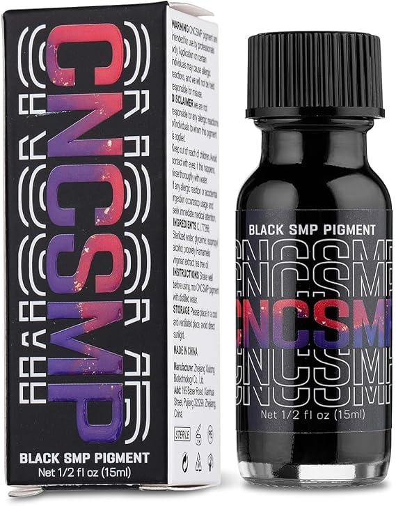 CNC SMP Tattoo Ink for Scalp Micropigmentation Pigment Mega Black Professional 15ml
