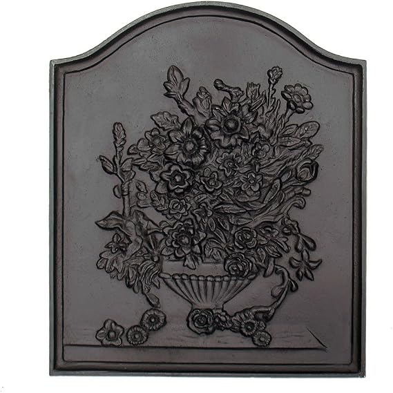 Minuteman International Bouquet Cast Iron Fireback