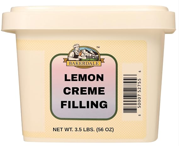 Bakerdale Lemon Creme Filling, 56 Oz