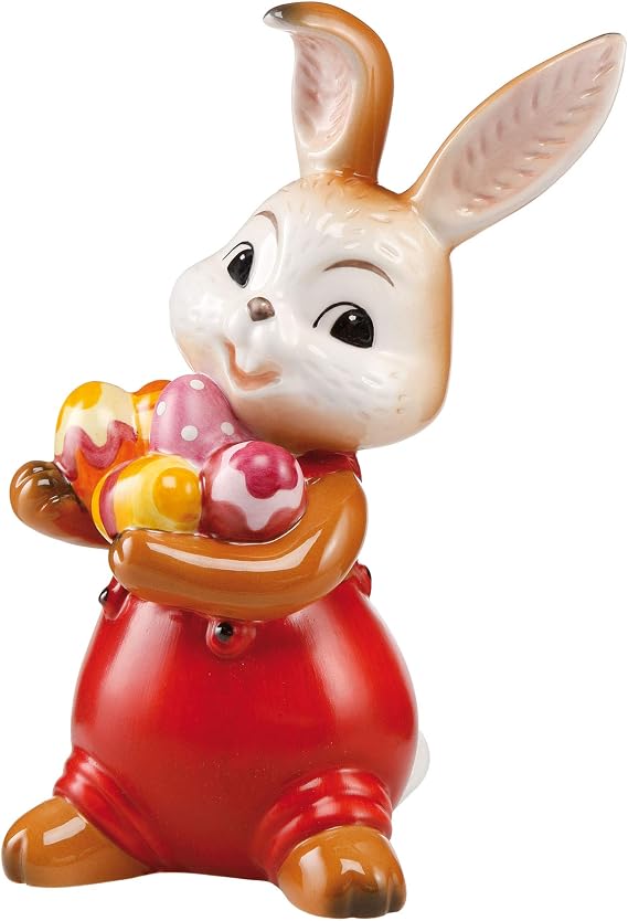 Goebel Easter Bunny, Stoneware, Multicoloured, 15.5 x 9.5 x 8 cm