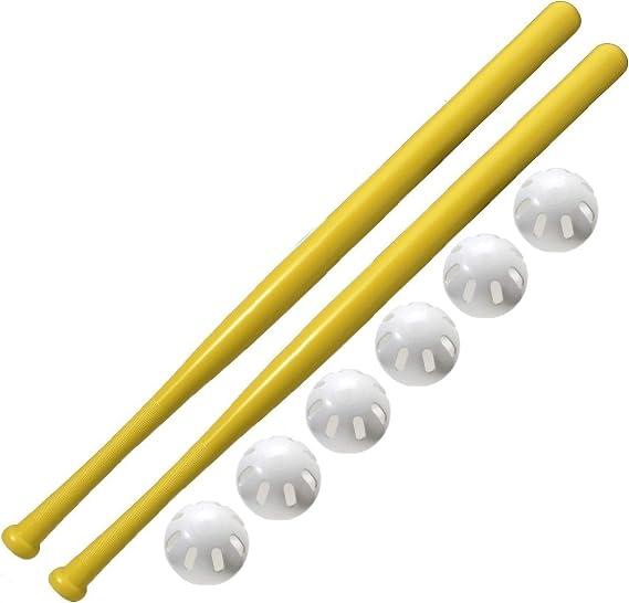 Wiffle 32' Bat and 3 Baseball Set Bundle