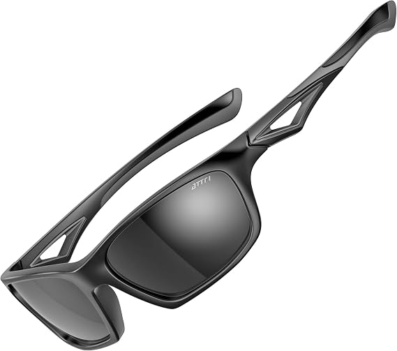 ATTCL Polarized Kids Sunglasses Flexible Wrap Around TR90 UV400 Ages 4-12 | Ultralight Anti Slip Frame, Reduces Glare, for Baseball, Cycling, Sports, Boys Girls, UV Protection Sun Glasses