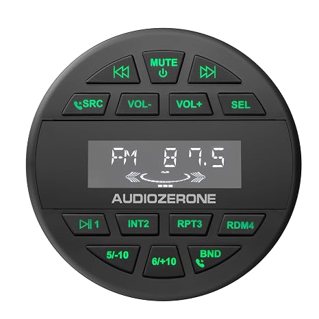 Marine Bluetooth Amplifier car Audio System Waterproof Multi-Function Remote Class ab Amp ATV UTV Amp 4 Channel Output FM/AM