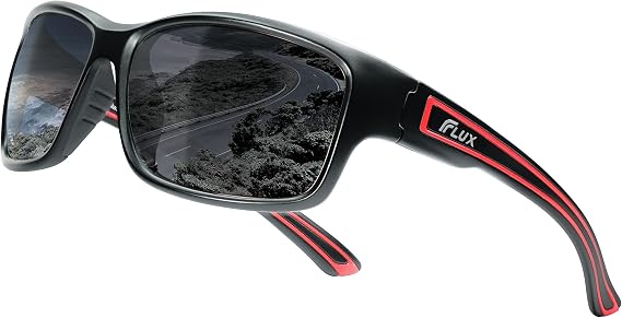 Flux Dynamic Polarized Sports Sunglasses for Men and Women UV400 Protection Active Lifestyles