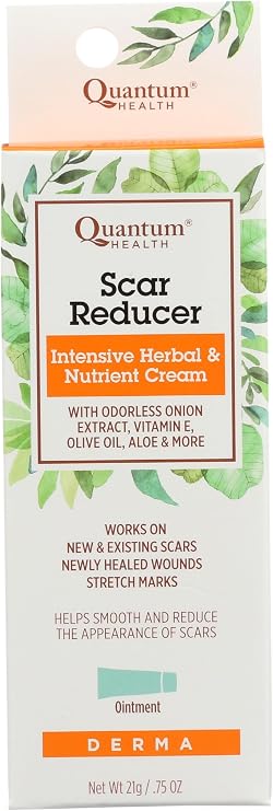 Quantum Health Scar Reducer Intensive Herbal and Nutrient Cream, 21 g