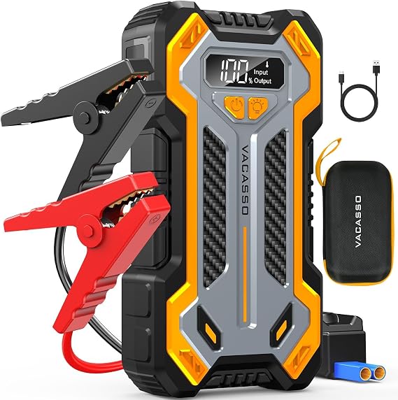 Car Jump Starter 5000A, 12V Battery Jumper Starter Portable Pack