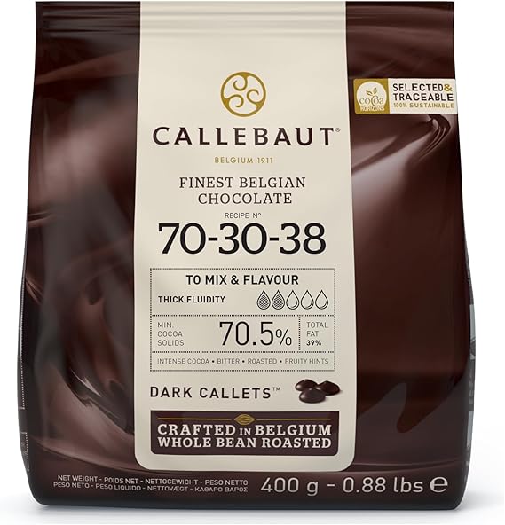 Callebaut 70-30-38 ekstra bitter çikolata 400 g