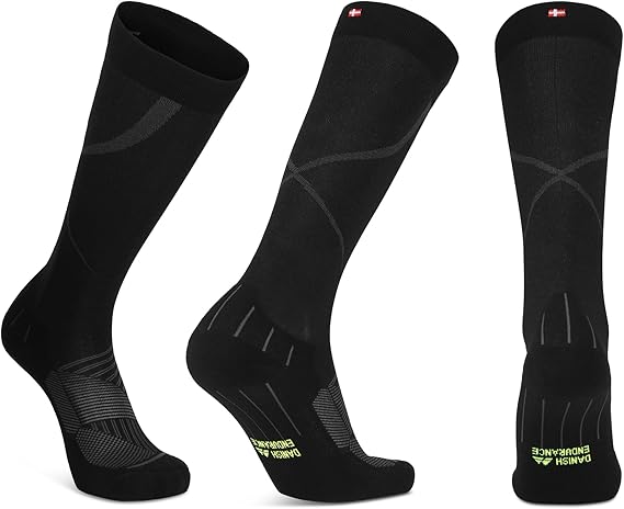 DANISH ENDURANCE Compression Socks, 26-32 mmHg, Running & Recovery, 1-Pack