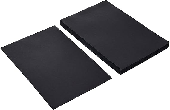 House of Card & Paper A4 160 gsm Card - Black, Pack of 100 Sheets