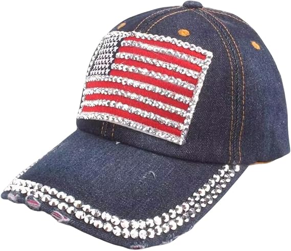 Betadog American Flag Trucker Hat Snapback Hat, Baseball Cap for Men Women Breathable Mesh Side, Adjustable Fit