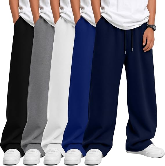 5 Pack Boys Straight Leg Sweatpants