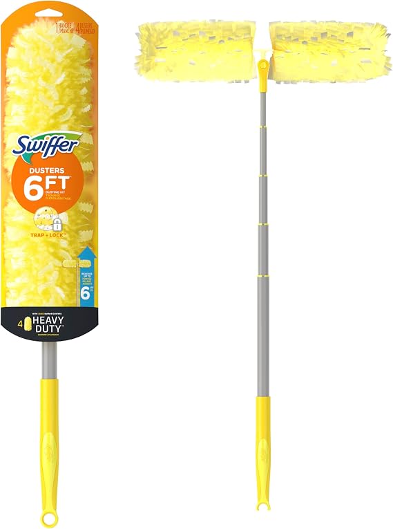 Swiffer Dusters, Heavy Duty Starter Kit, Super Extender Handle