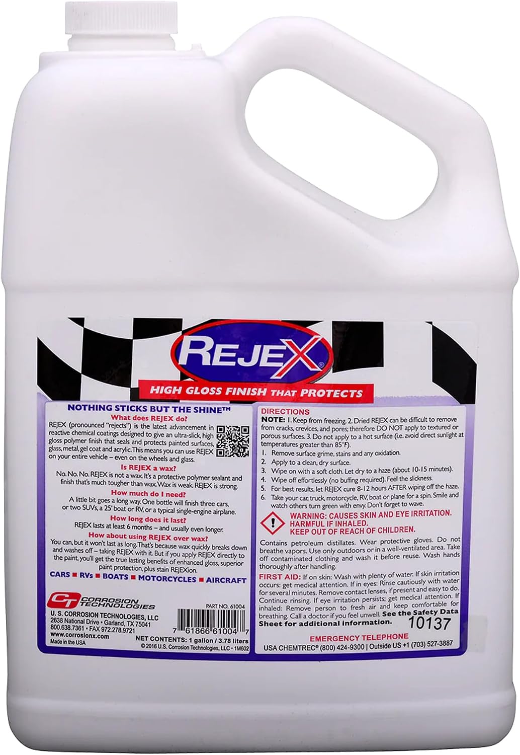 CORROSION TECHNOLOGIES RejeX 1 Gallon Jug