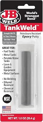 J-B Weld 8217 2 Pack 1 oz. AutoWeld Epoxy Putty Stick, Dark Grey