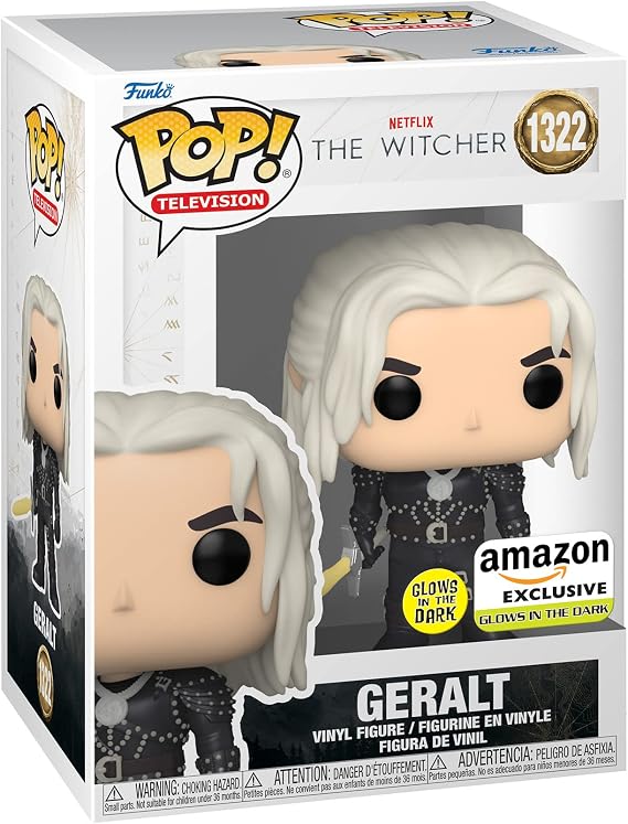 Funko POP! TV: Witcher - Geralt With Sword - Glow In the Dark - the Witcher - Collectable Vinyl Figure - Gift Idea - Official Merchandise - Toys for Kids & Adults - TV Fans