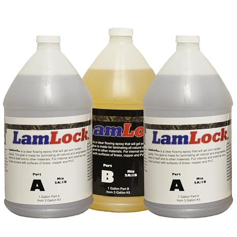 Crystal Clear Flowing Epoxy - 3 Gallons