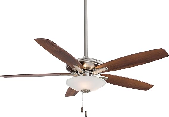 Minka-Aire F522-BN, Mojo, 52" Ceiling Fan with Light, Brushed Nickel